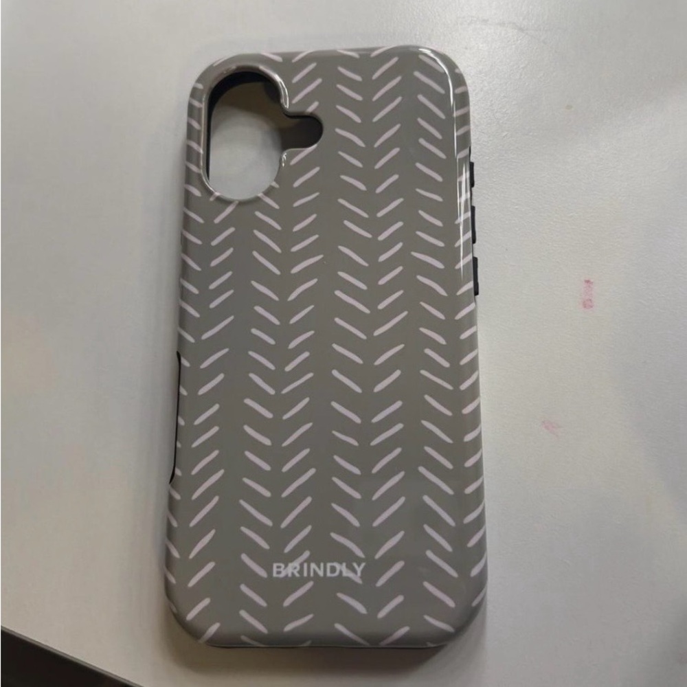 Gray Patterned Phone Case